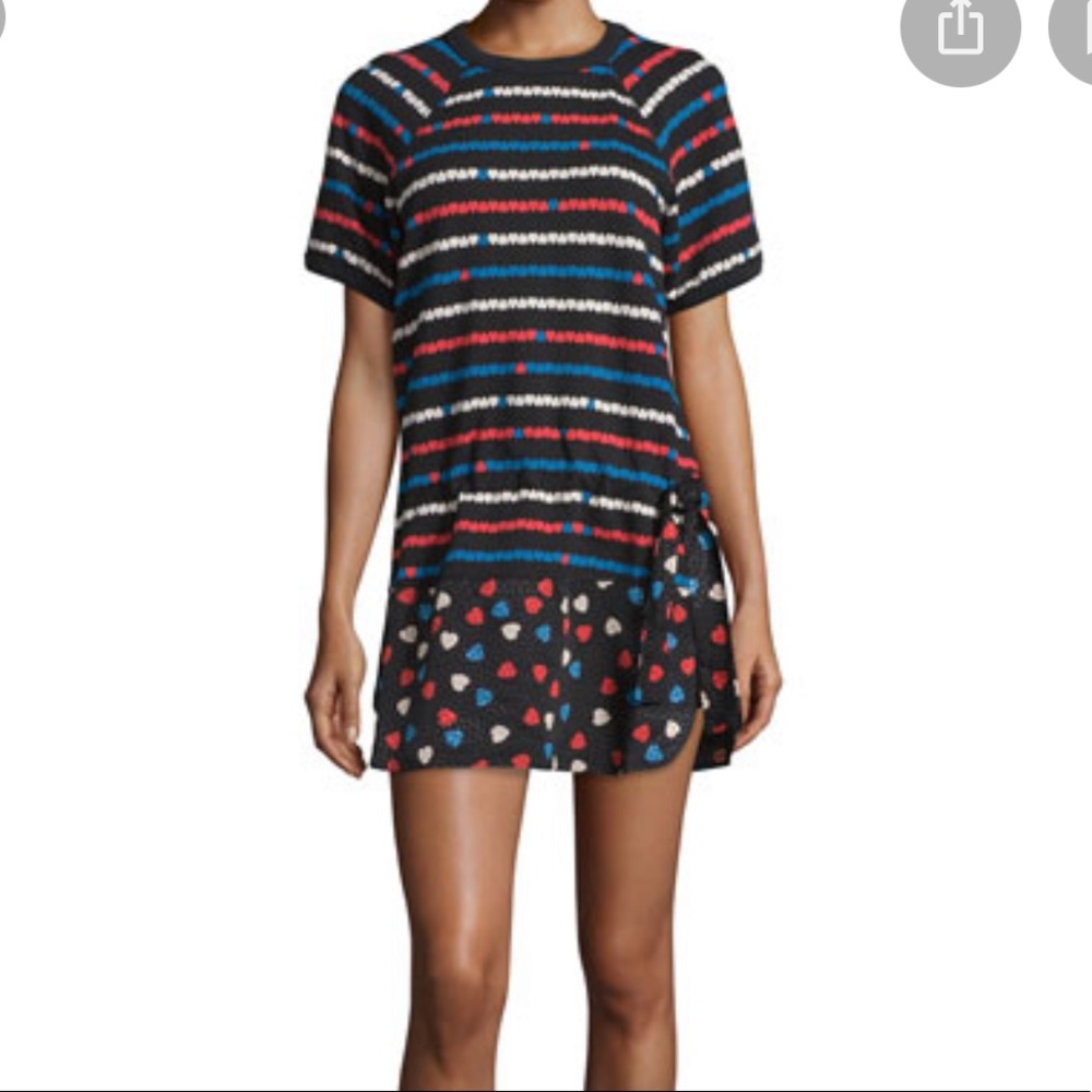 See by Chloe heart shirt dress